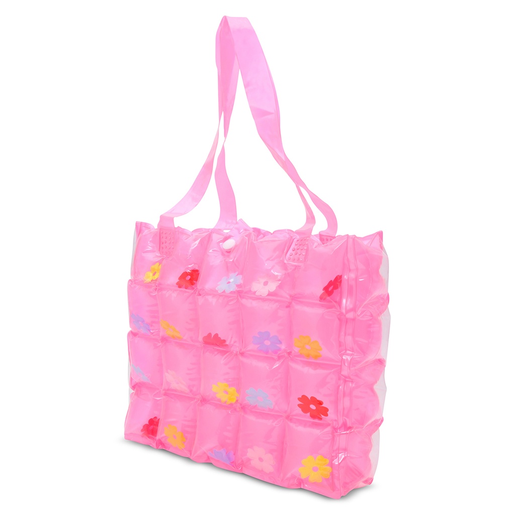 Small bubble hall offers shopping bag pink